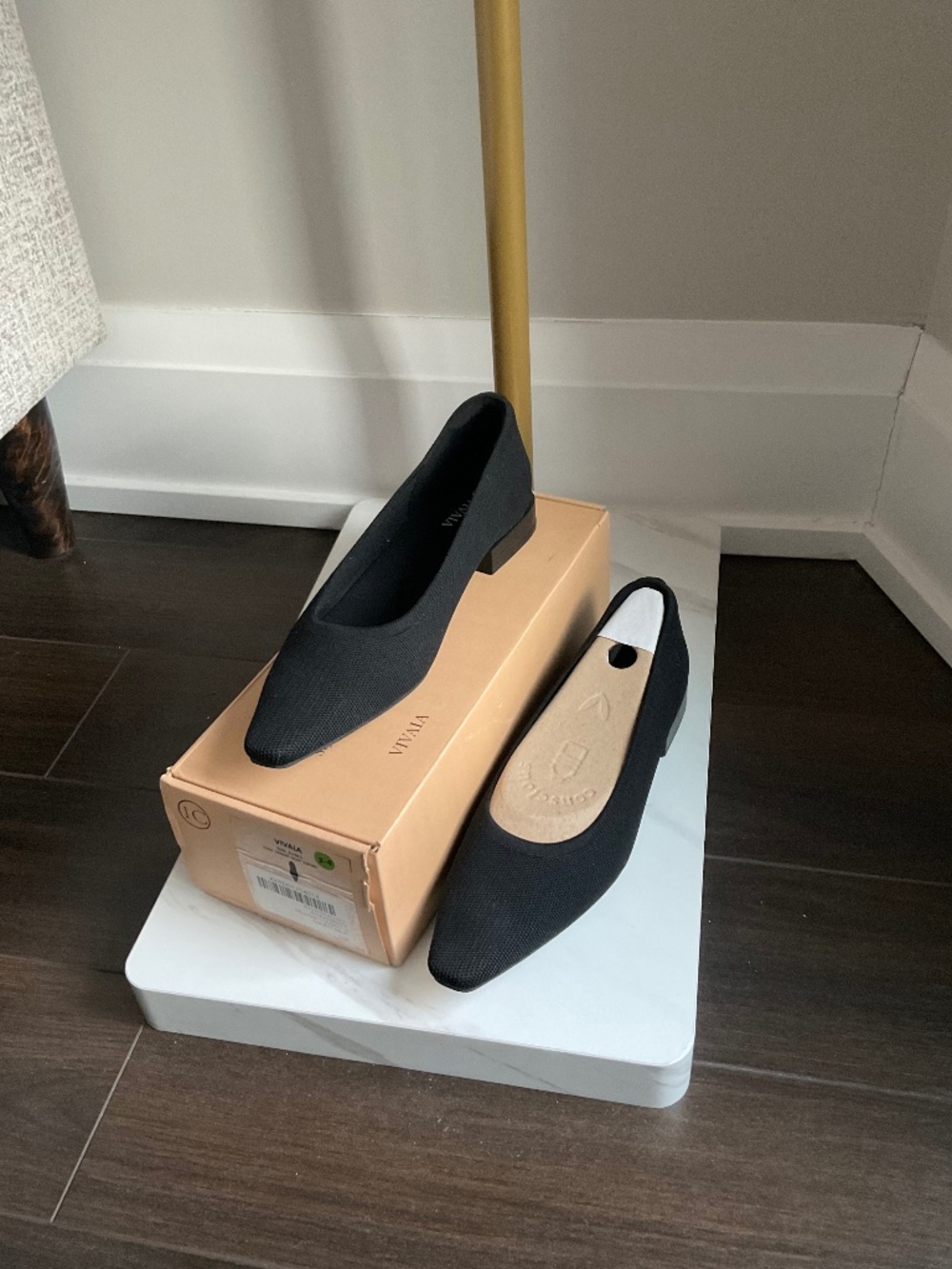 Vivaia Minnie Pro Small Square Toe Loafer Size 39.5EU